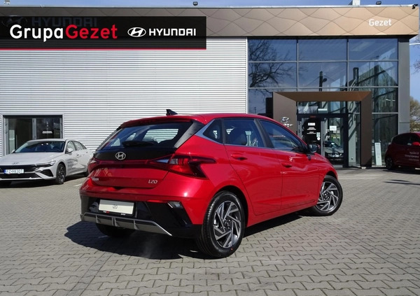 Hyundai i20 cena 83100 przebieg: 5, rok produkcji 2024 z Białystok małe 46